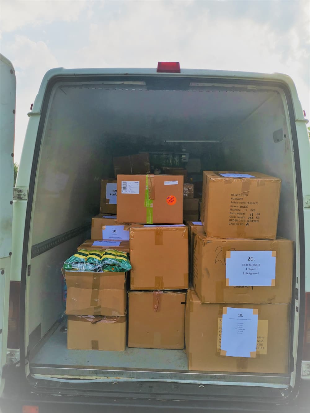 Célba ért adományok